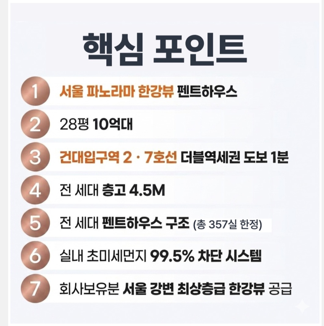 더 라움 펜트하우스 조감도